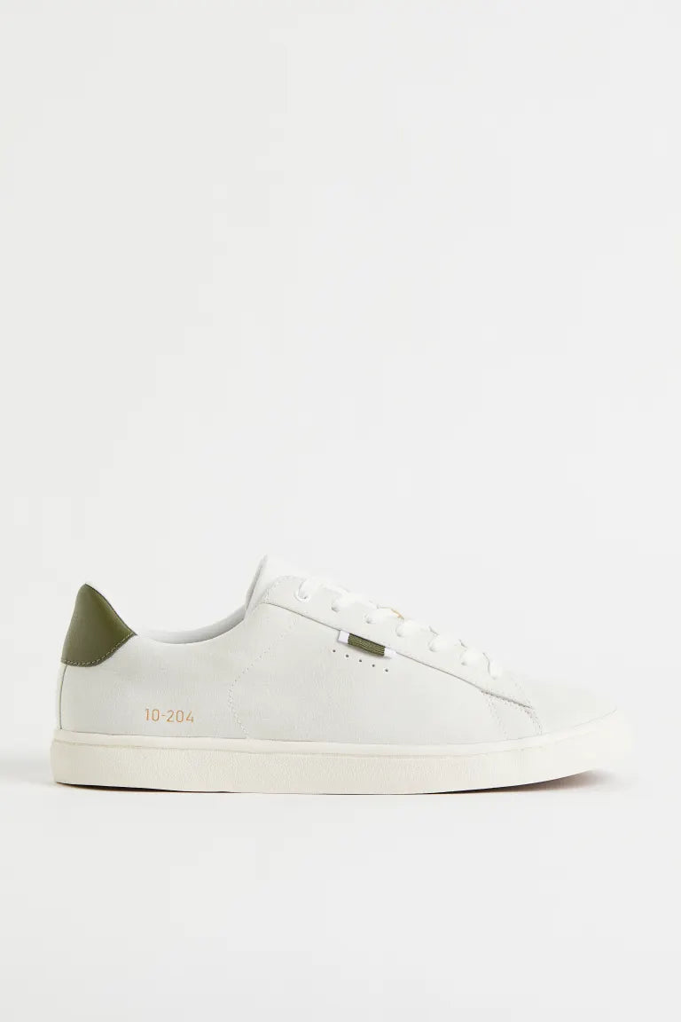 Faux Leather Sneakers - Görsel 2